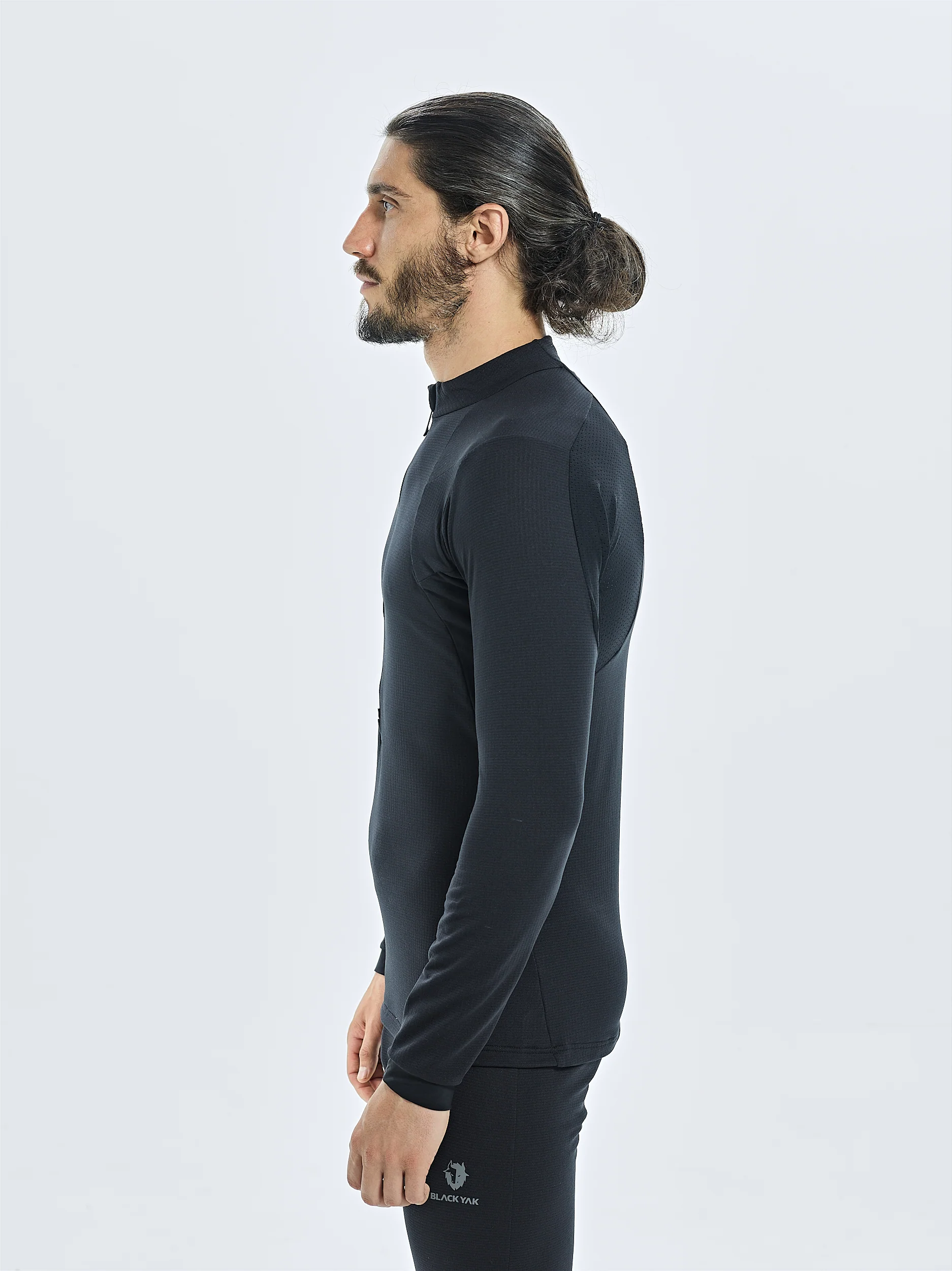 HERREN CHAMAR FLEECE HALF ZIP BASELAYER LONGSLEEVE - Image 5